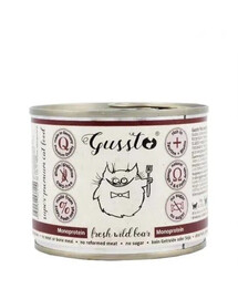 GUSSTO Cat Fresh Wild Boar 200 g